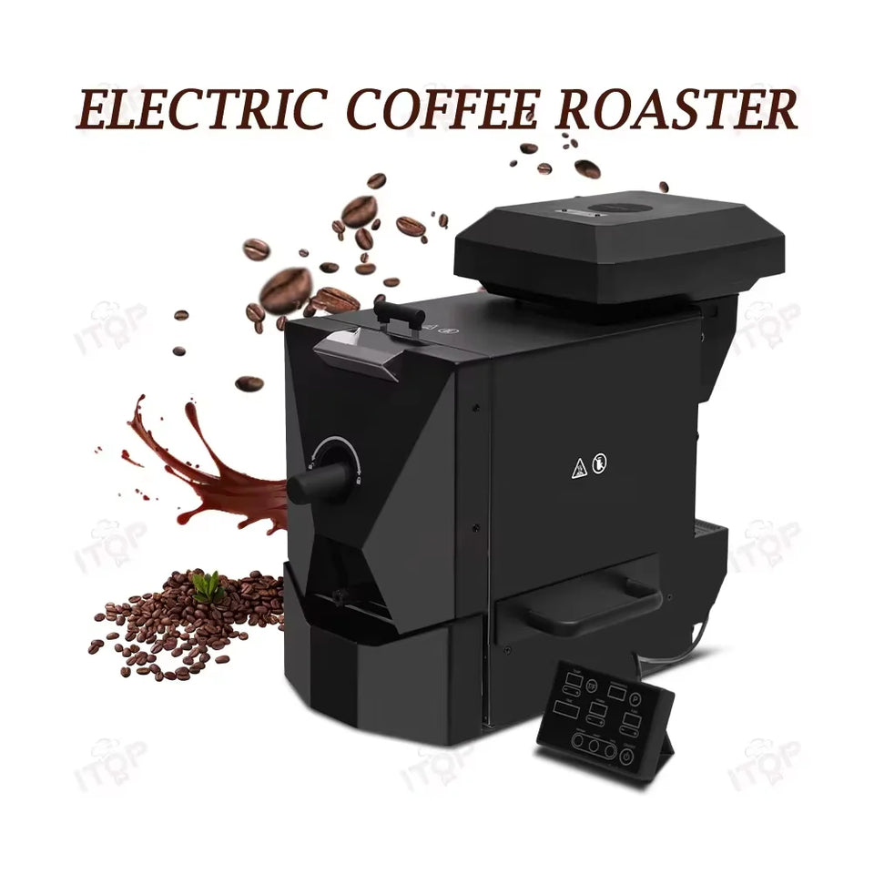 ITOP CBR Electric Coffee Bean Roaster Commercial Roaster Automatic Roasting Machine with 3 Baking Curve Grain Dryer 110V 220V