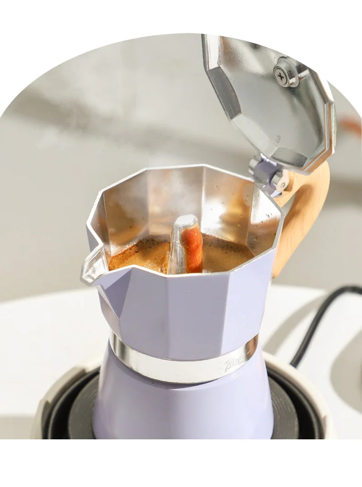Coffee Moka pot 150ml Classic Italian Espresso Maker Extraction Hand Brewing coffee Pot Barista Coffee Machine Coffee Utensil