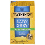 Lady Grey Decaffeinated Citrus Black Tea Bags, 20 Count Box
