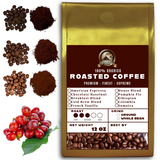Volcanic Cult 12 oz Ground Coffee Variety Pack - Flavored & Unflavored Arabica (Espresso, Breakfast, Cold Brew, House, Vanilla, Hazelnut, Pumpkin)