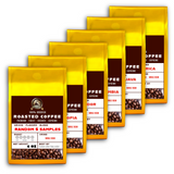 Volcanic Cult 36 oz Coffee Bean Sample Variety Pack - 6 x 6 oz Single-Origin Roasted Espresso Beans