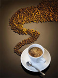 Diamond  Coffee Mosaic Landscape Painting