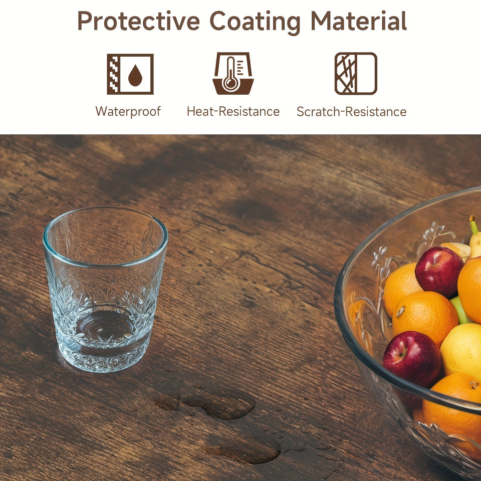 Coffee Table With Storage, 48" Square Coffee Table For Living Room, And White Lift Top Coffee Table Suitable For Work And Drinking, Rustic Brown