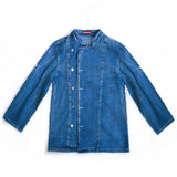 Western Restaurant Chef Overalls Short Sleeve Rear Kitchen Baking Printing Hotel