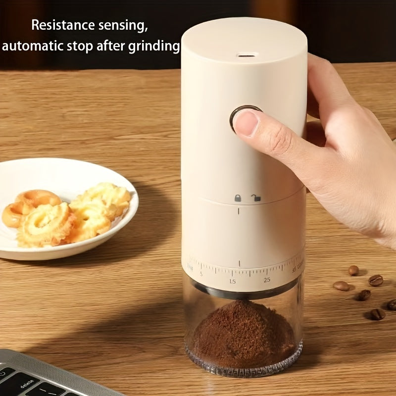 IAGREEA coffee grinder, food processing machine mixer, adjustable, with 38 precise grinding settings, coffee bean grinder 2-12 cups, silent spice grinder, one click coffee grinder, suitable for beans, spices, etc., suitable f