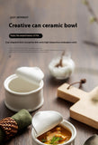 Creative Cans Dessert Bowl Hotel Restaurant Featured Small Stew Pot Ceramic Tableware