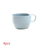 Wheat straw milk coffee cup