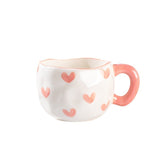 Cute Girl Heart Home Creative Hand-pinched Coffee Cup