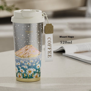 Pure Titanium Coffee Mug Car Decoration For Men