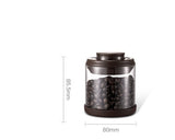 Ankou Ankou Round Moisture-proof Sealed Tank Home Storage Storage Tank High Borosilicate Glass Creative Coffee Pot