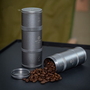 CC-50-H Coffee Pot Outdoor Aluminum Alloy Layered Coffee Bean Storage Tank