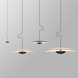 Nordic Simple Creative Restaurant UFO Chandelier Living Room Designer Sample Room Lamps