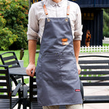 Apron Household Kitchen Cooking Hair Stylist Manicure Milk Tea Shop Baking Men's And Women's Restaurant Denim Overalls Cross-border