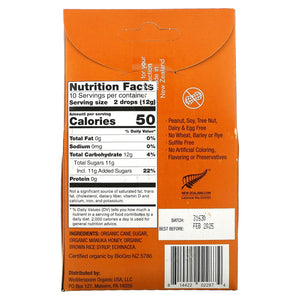 Organic Manuka Honey Drops - Honey 20Ct