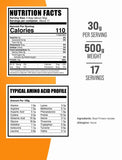 Bulksupplements Beef Protein Isolate Powder - Beef Protein Powder, Dairy Free & Lactose Free - 30G per Serving, 500G (1.1 Lbs)