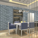 Brick Pattern Self-adhesive Wallpaper Store Waterproof Wall Stickers Restaurant Bar