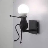 Modern Creative LED Wall Lamps Bedroom Bedside Lamp Nordic Iron Corridor Stairs Bar Restaurant Wall Light Child Room Decoration