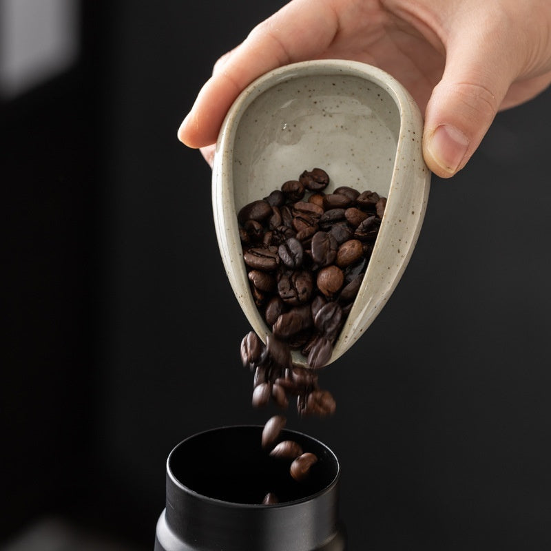Sample Beans Show Ceramic Coffee Beans Metering Panel