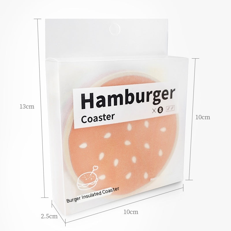 Household Restaurant Waterproof Oil-proof Thickening Cup Heat Insulation Coaster Suit