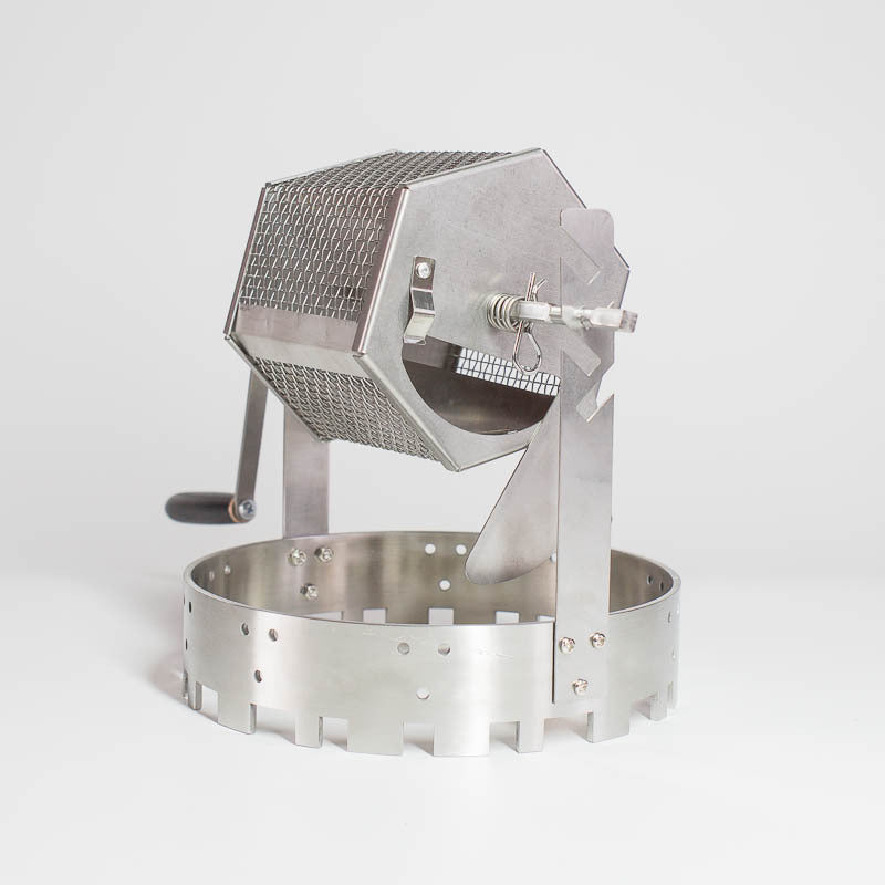 Straight-fire Hand-cranked Bean Roasting Machine Home Coffee Hand Net