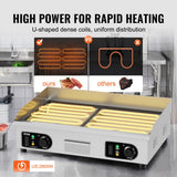 VEVOR Commercial Electric Griddle, 2800W Countertop Flat Top Grill,  25.98 X 15.75 X 0.39in Stainless Steel Griddle Grill With 2 Shovels And 2 Brushes For Home Or Restaurant