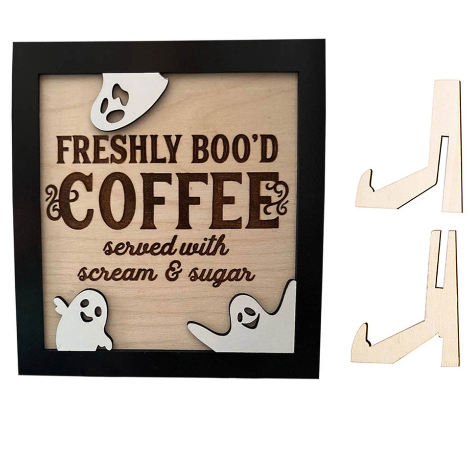 Halloween Ghost Coffee Table Plate Ornaments
