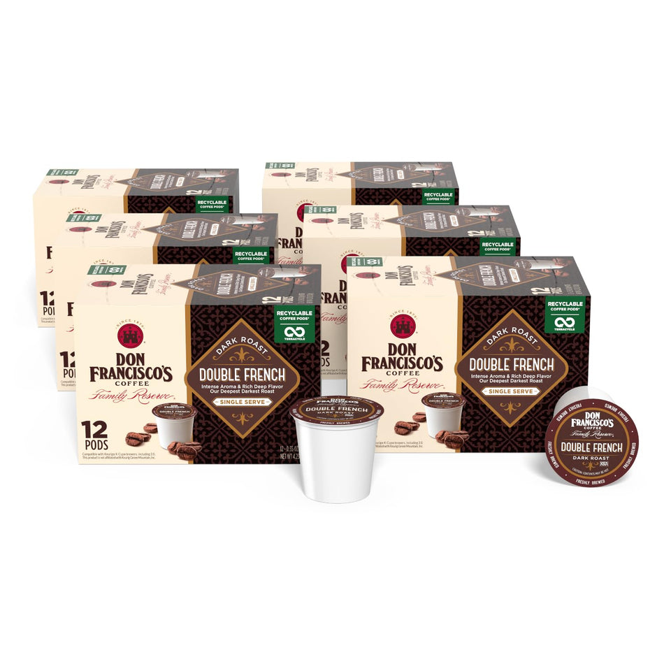 Kona Blend Coffee - 100 K-Cup Compatible Single-Serve Pods - 10% Hawaiian - Recyclable through Terracycle - Compatible with Keurig Brewers
