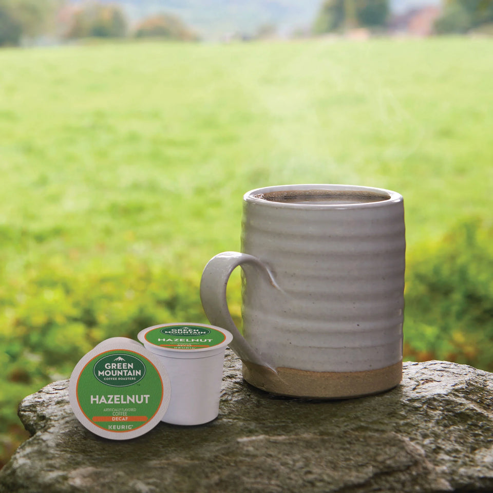Green Mountain Coffee Hazelnut Decaf  K-Cup Pods, Light Roast Coffee, 48Ct