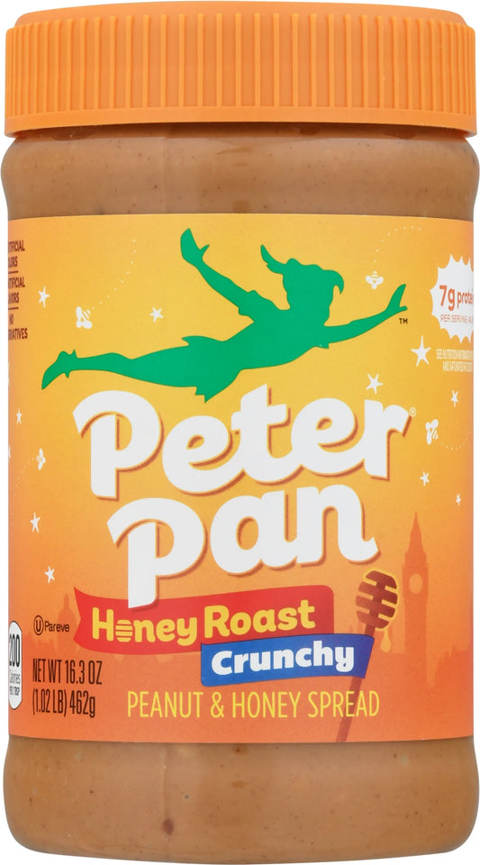 Crunchy Honey Roasted Peanut Butter, 16.3 Ounces