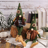 Coffee Long Leg Doll Decoration Ornaments