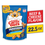 (6 Pack)  Snausages in a Blanket Chewy Dog Treats, Beef & Cheese Flavor, 22.5 Ounces