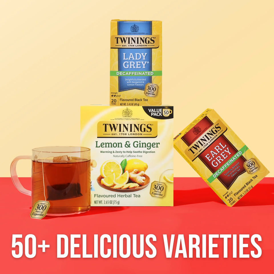 Lady Grey Decaffeinated Citrus Black Tea Bags, 20 Count Box