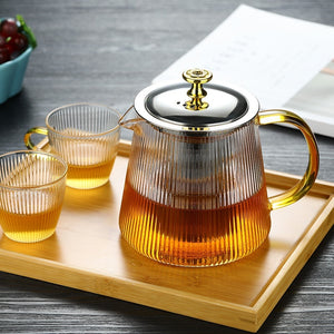 Household Glass Teapot, Thickened Tea Pot, High Temperature Resistant