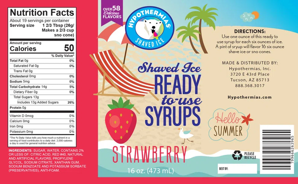 Snow Cone Syrup