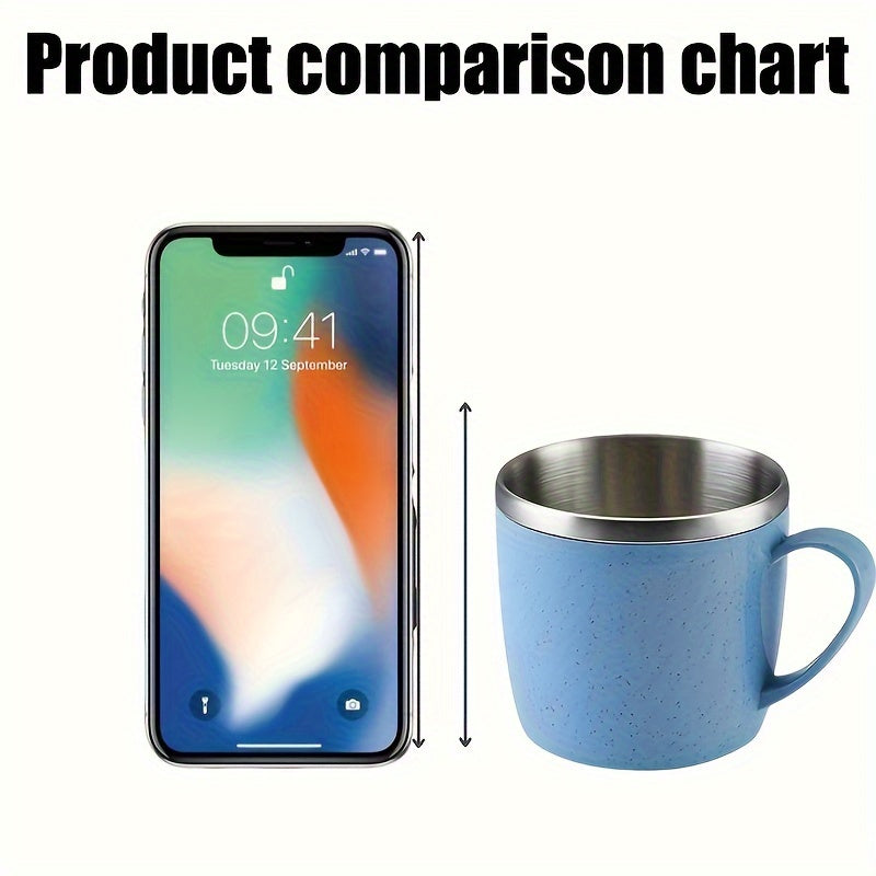 304 Stainless Steel Coffee Cup, Portable Simple Water Cup, Suitable For Outdoor Camping Travel