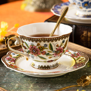 French Coffee Cup Retro Exquisite Ceramic Coffee Set Suit