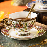 French Coffee Cup Retro Exquisite Ceramic Coffee Set Suit