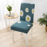 Geometric Dining Chair Cover Spandex Elastic Chair Cover Sofa Cover Retractable Chair Cover For Wedding Banquet Hotel Banquet Restaurant