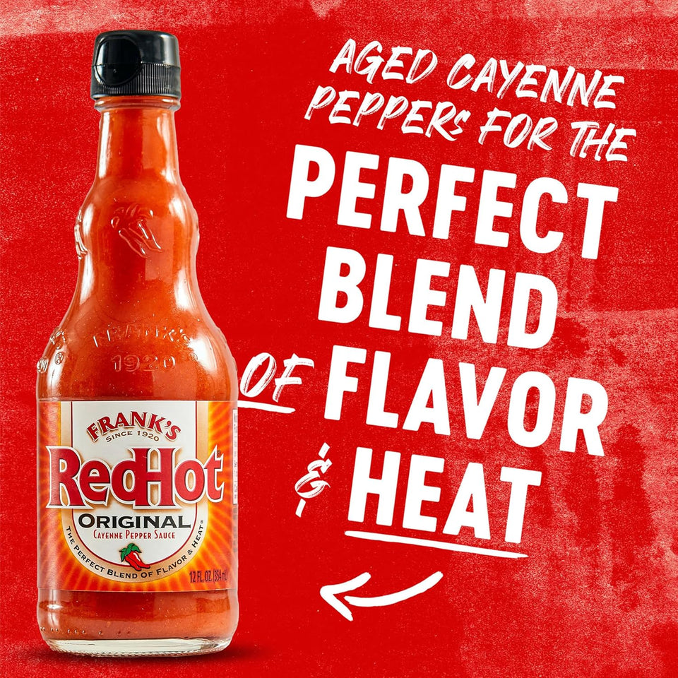 Franks Redhot Original Hot Sauce, 12 Fl Oz