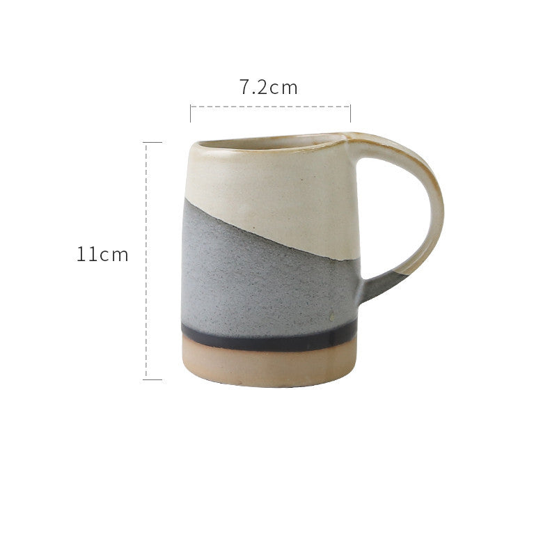 Retro Mug Couple Breakfast Home Coffee Cup