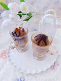 Ice Cream Coffee Aroma Candle Glass