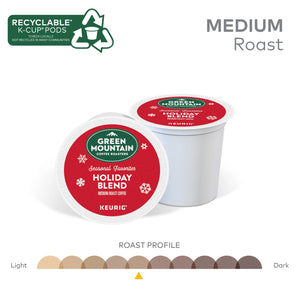 , Holiday Blend Medium Roast K-Cup Coffee Pods, 24 Count