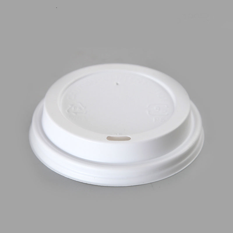 Flat Mouth Disposable Paper Cup Coffee  Lid