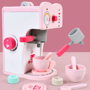 Juicer, Coffee Machine, Vegetable And Fruit Cutting Set Toy