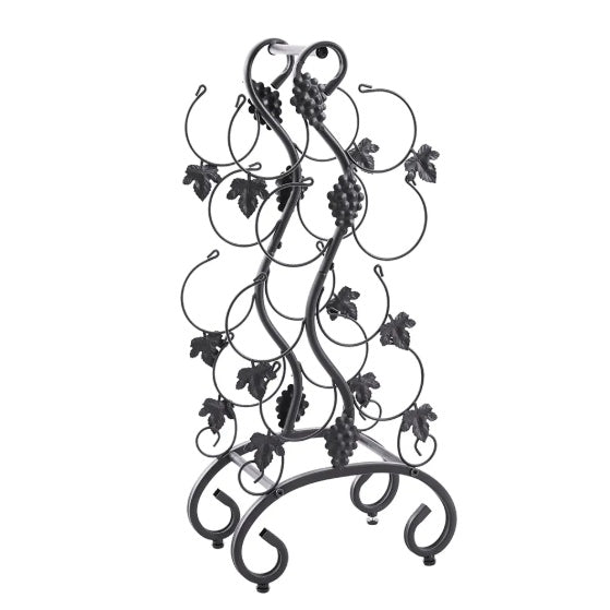 8-Bottle Freestanding Metal Wine Rack, Portable,4-Tier For Desktop,Restaurant,Wine Cellar