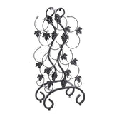 8-Bottle Freestanding Metal Wine Rack, Portable,4-Tier For Desktop,Restaurant,Wine Cellar