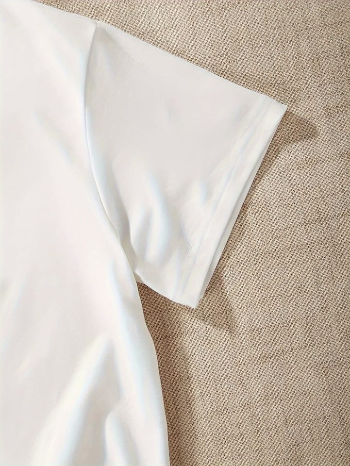 Peace Love Coffee Print, Girls Comfy T-shirt & Shorts Set, Casual Lightweight And Trendy Clothing For Summer