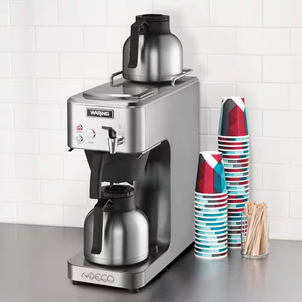 Silver 62-Cup Thermal Coffee Brewer
