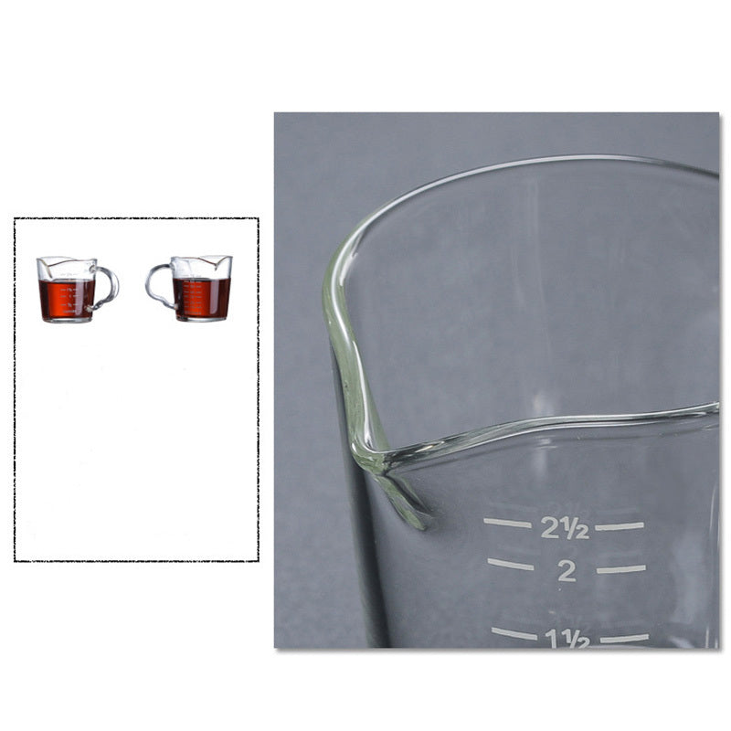 Double-Mouth Milk Cup Coffee Milk Cup Espresso Glass Coffee