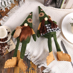 Coffee Long Leg Doll Decoration Ornaments